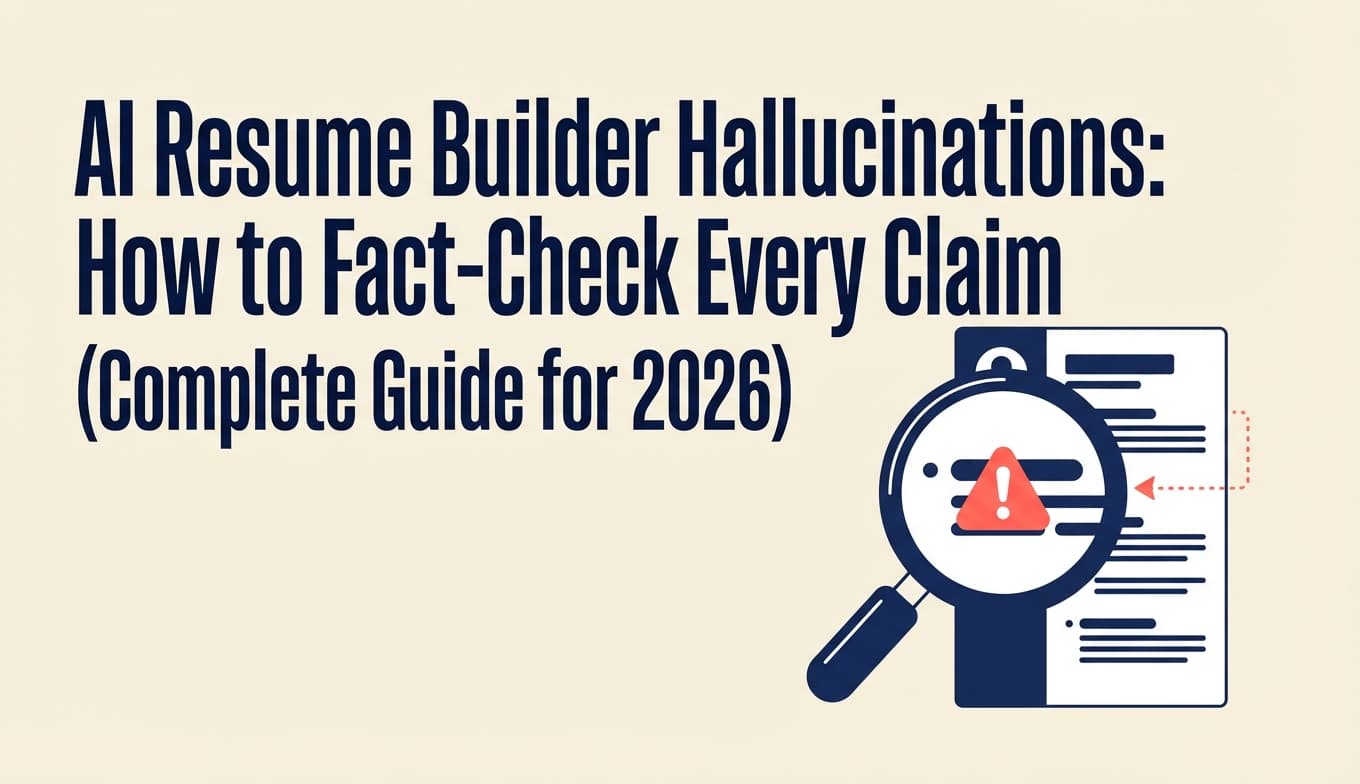 AI Resume Builder Hallucinations: How to Fact-Check Every Claim (Complete Guide for 2026)