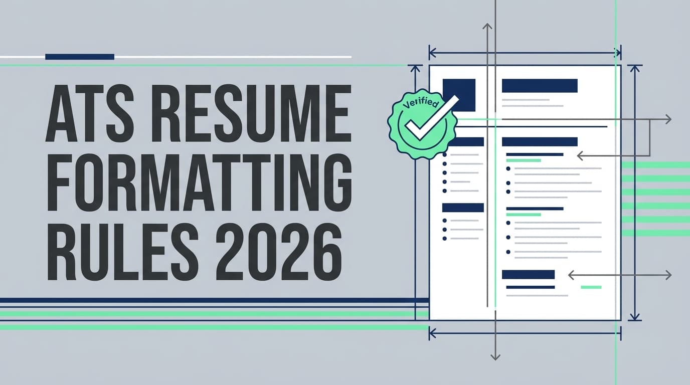 ats resume formatting rules 2026