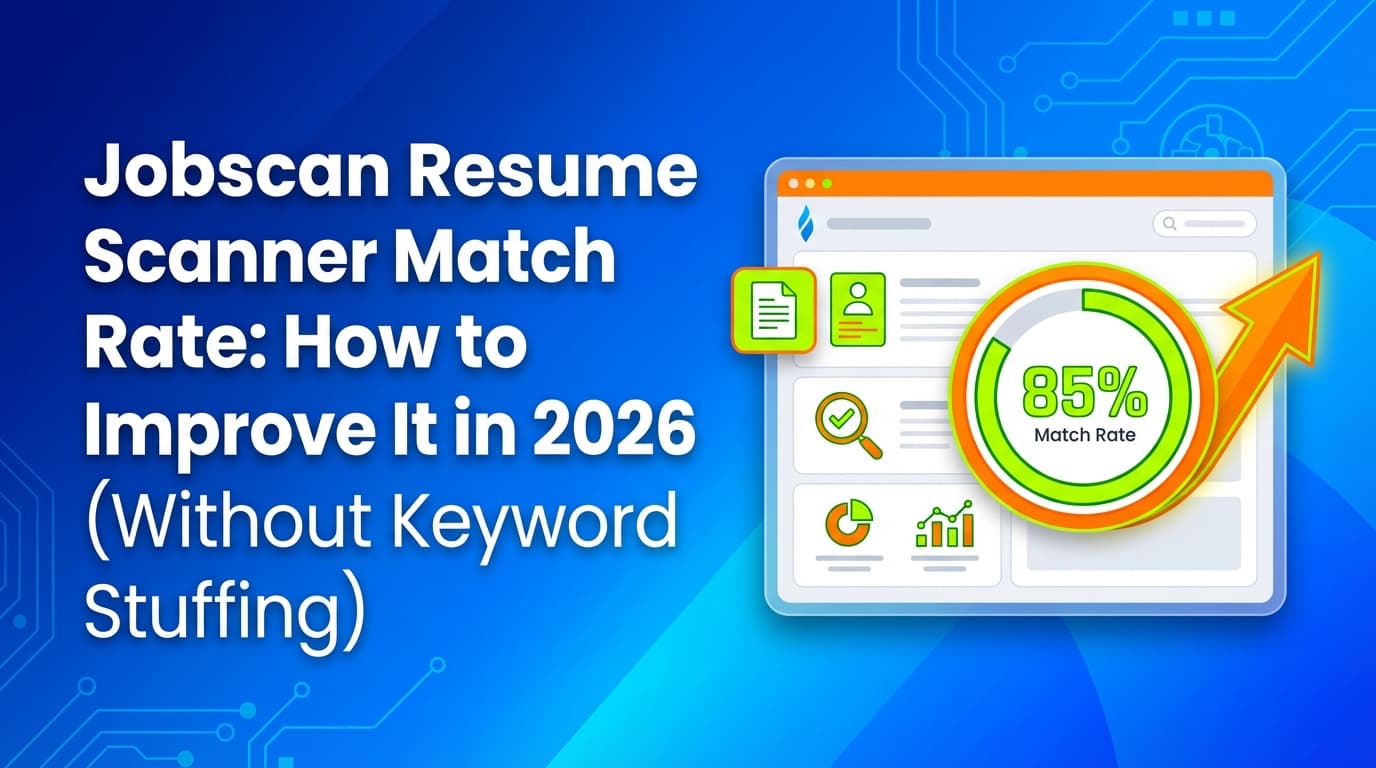 Jobscan Resume Scanner Match Rate: How to Improve It in 2026 (Without Keyword Stuffing)