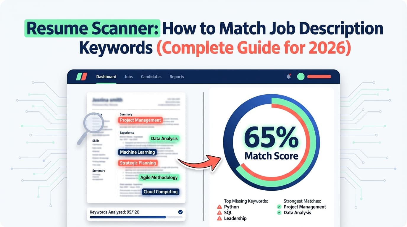 Resume Scanner: How to Match Job Description Keywords (Complete Guide for 2026)