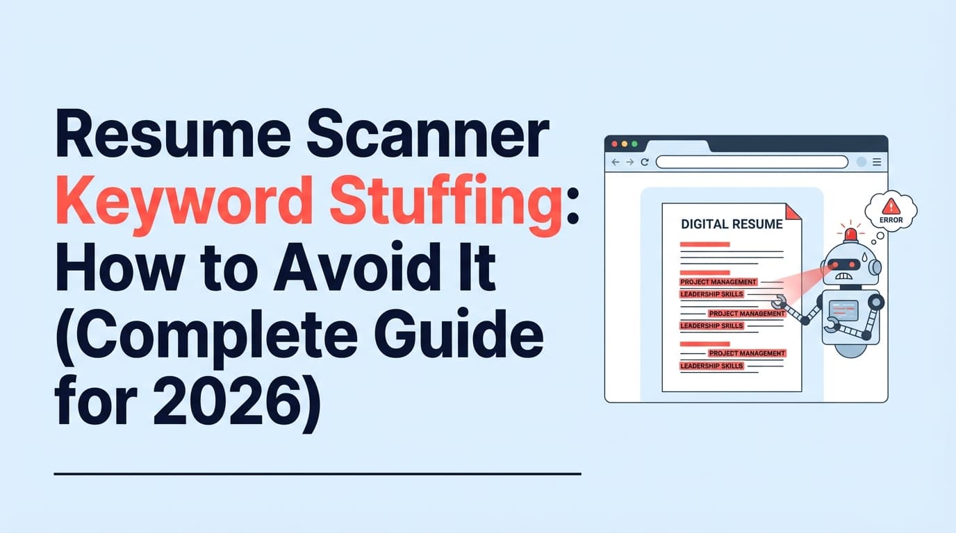 Resume Scanner Keyword Stuffing: How to Avoid It (Complete Guide for 2026)