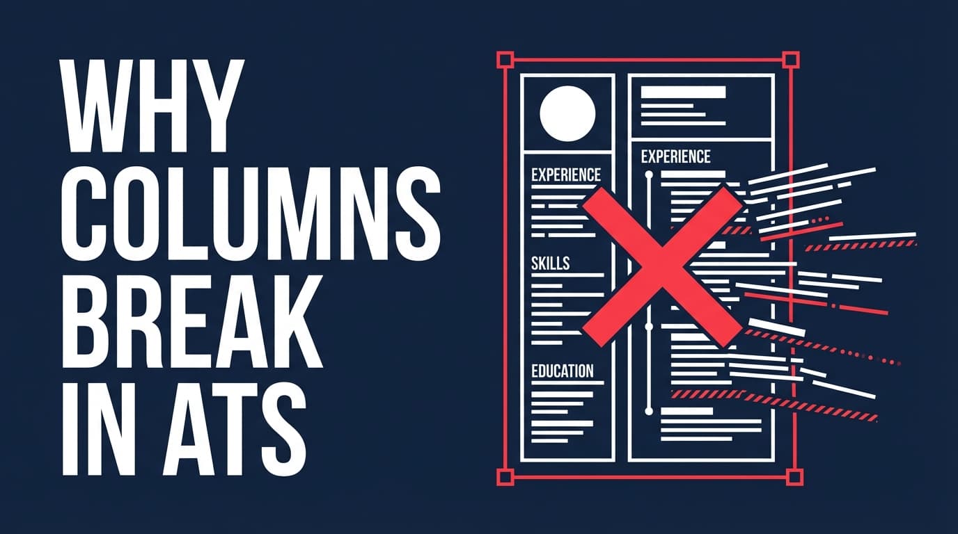 resume scanner why columns break ats parsing