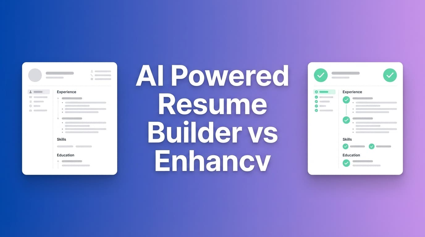 JobShinobi vs Enhancv (2026): Honest Comparison