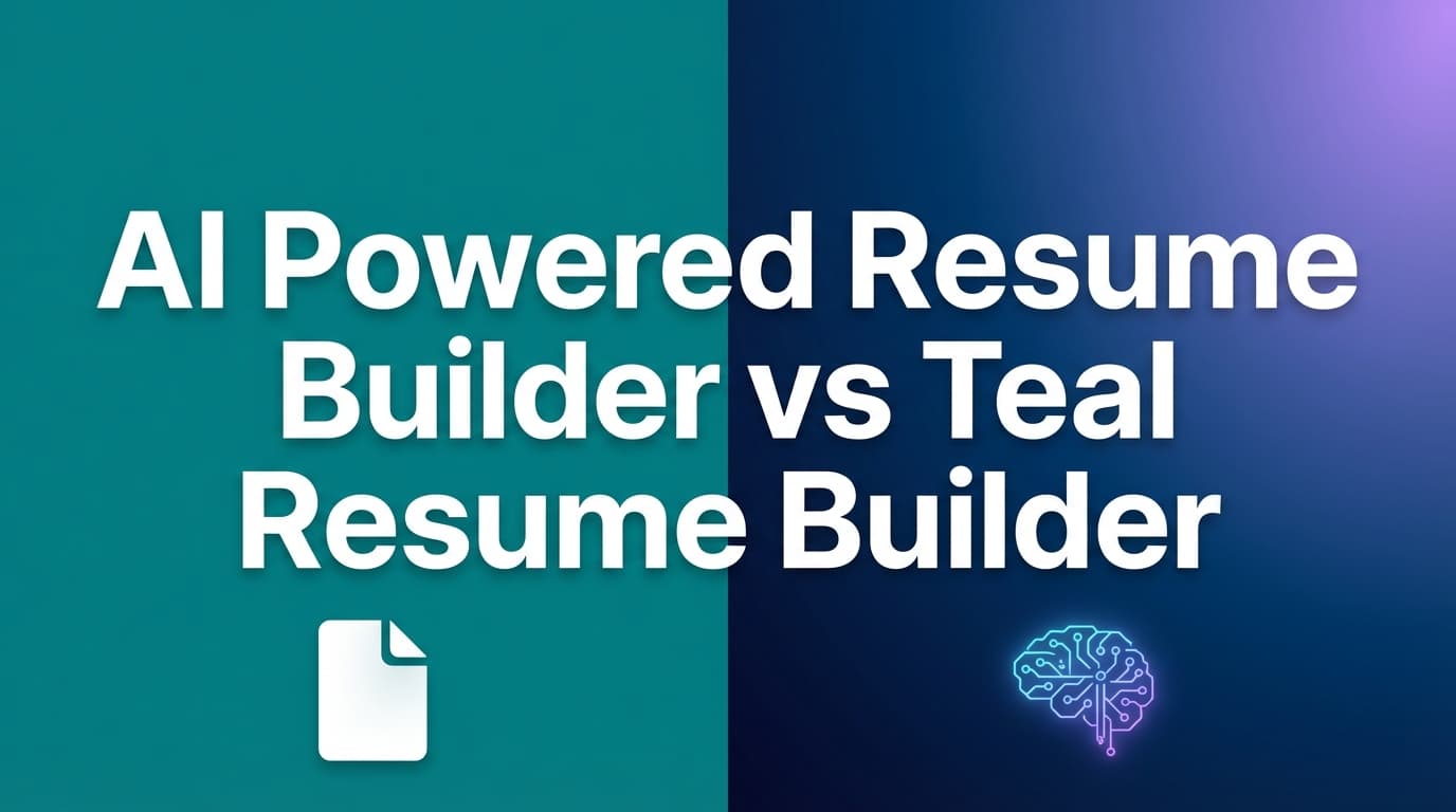 JobShinobi vs Teal Resume Builder (2026): Honest Comparison