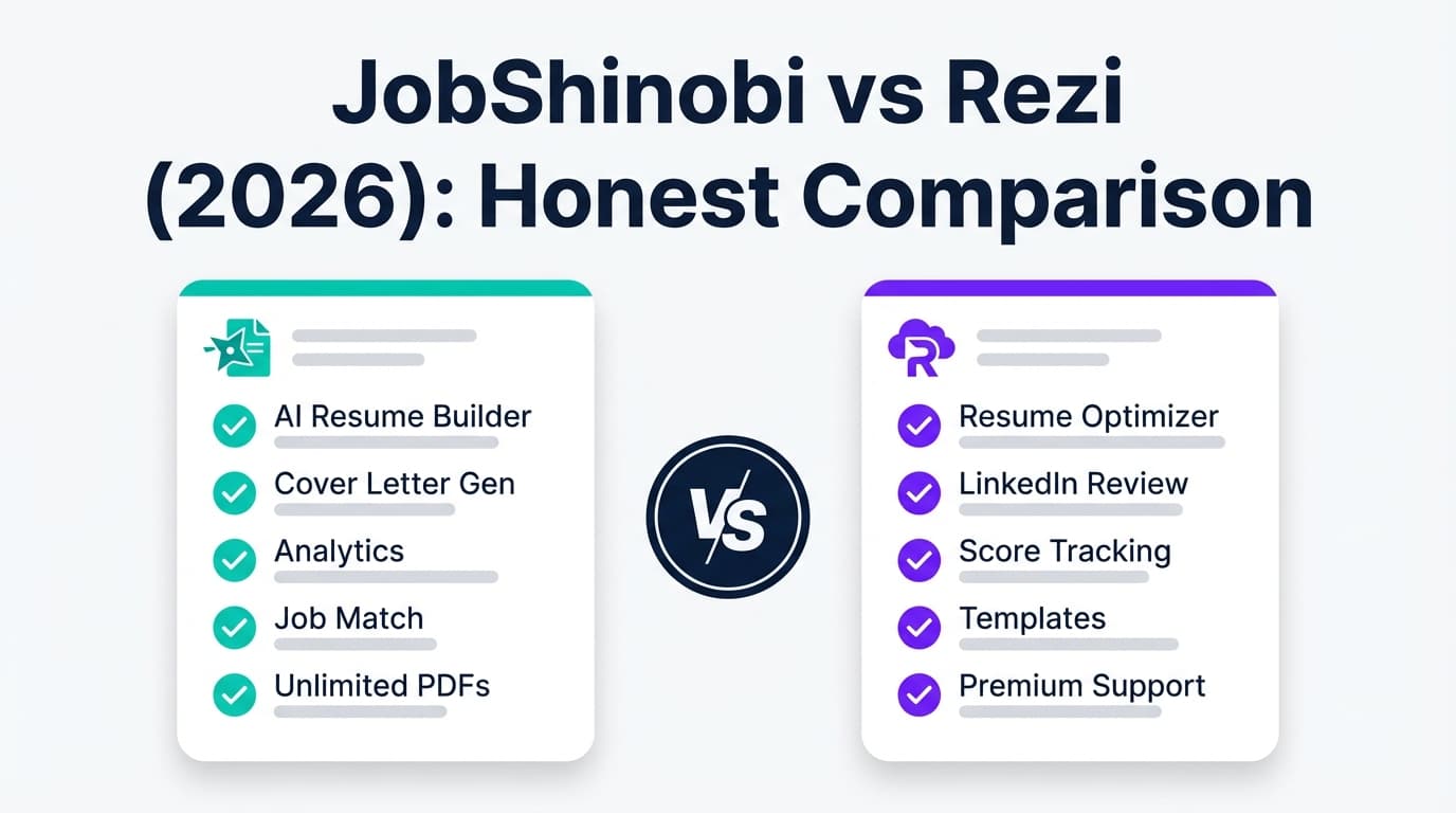 JobShinobi vs Rezi (2026): Honest Comparison