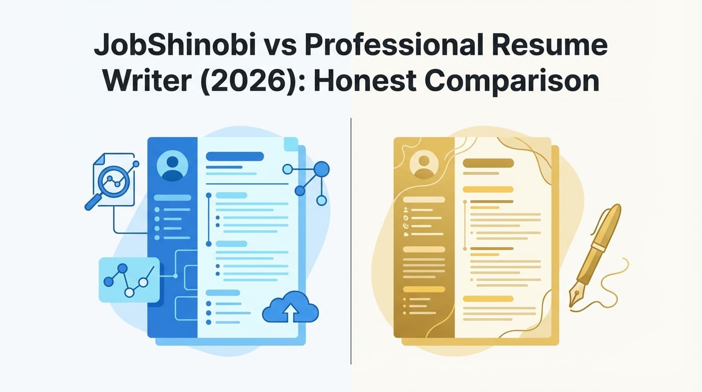 JobShinobi vs Professional Resume Writer (2026): Honest Comparison