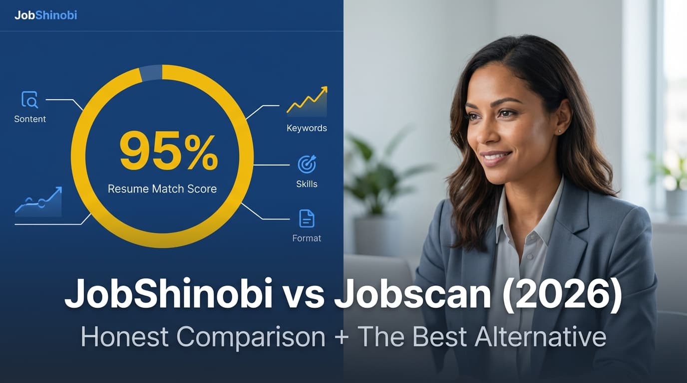 JobShinobi vs Jobscan (2026): Honest Comparison + Best Jobscan Alternative