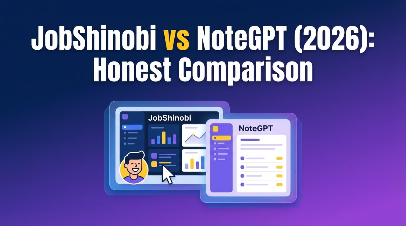 JobShinobi vs NoteGPT (2026): Honest Comparison