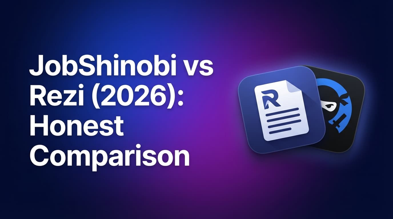 JobShinobi vs Rezi (2026): Honest Comparison