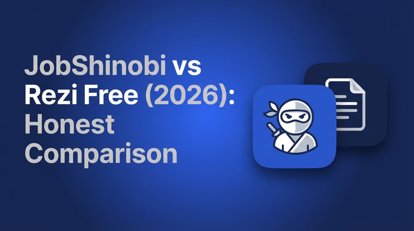 JobShinobi vs Rezi Free (2026): Honest Comparison