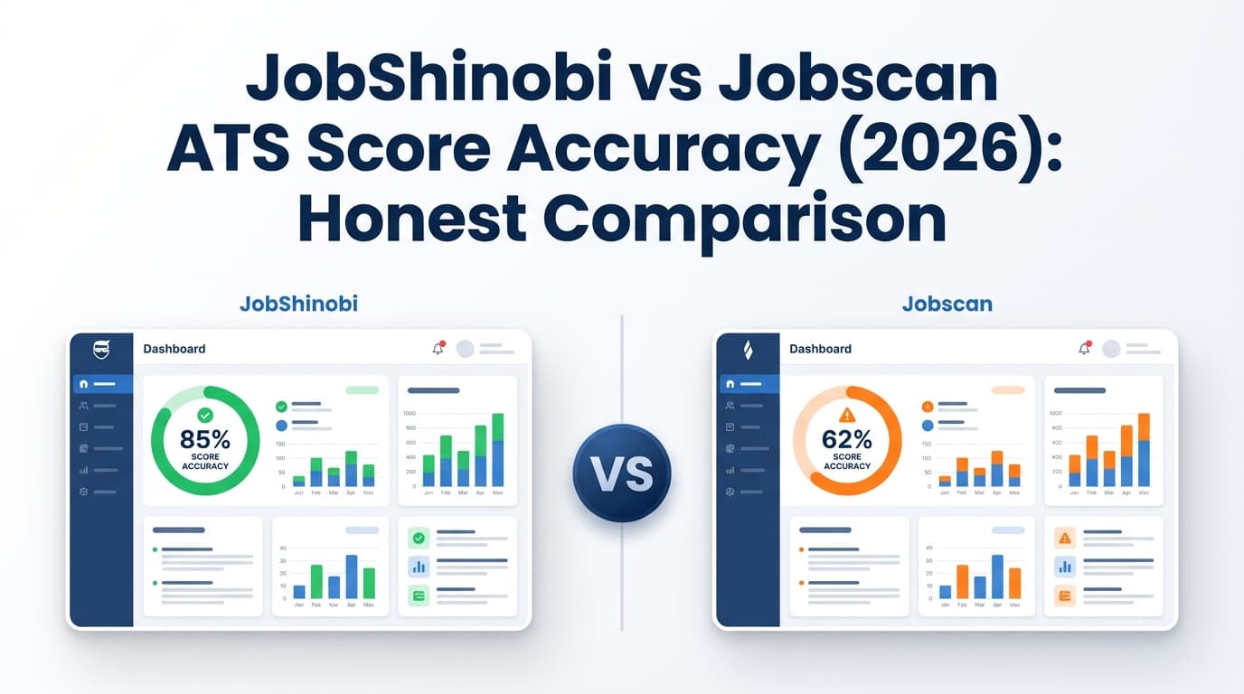 JobShinobi vs Jobscan ATS Score Accuracy (2026): Honest Comparison