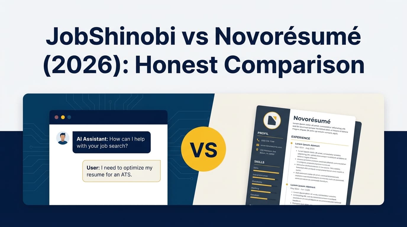 JobShinobi vs Novorésumé (2026): Honest Comparison