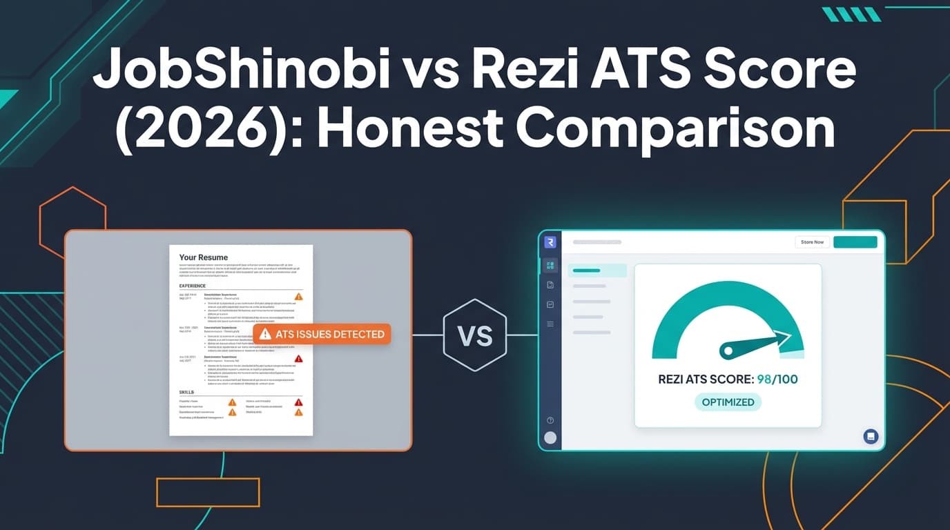 JobShinobi vs Rezi ATS Score (2026): Honest Comparison