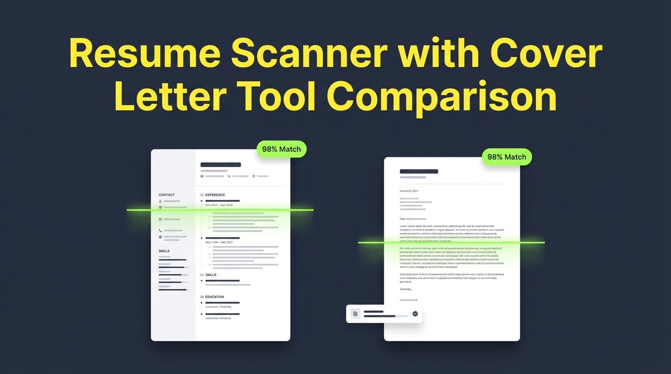 resume scanner with cover letter tool comparison