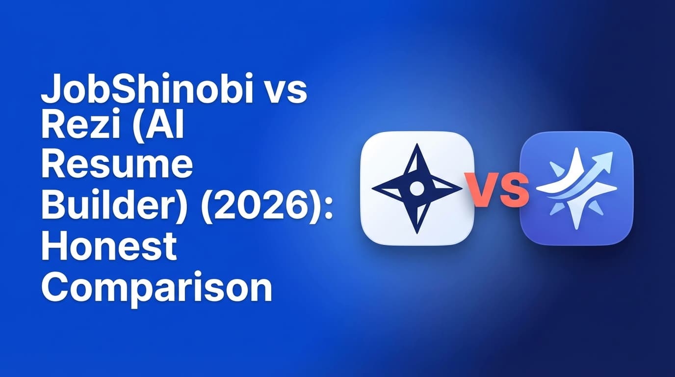JobShinobi vs Rezi (AI Resume Builder) (2026): Honest Comparison