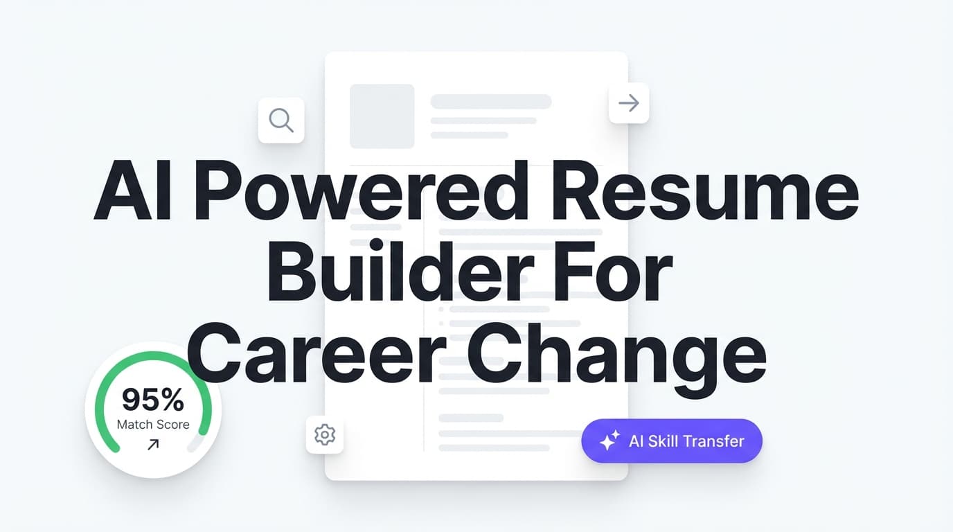 AI Powered Resume Builder for Career Change - Tailor Your Resume to a New Role | JobShinobi