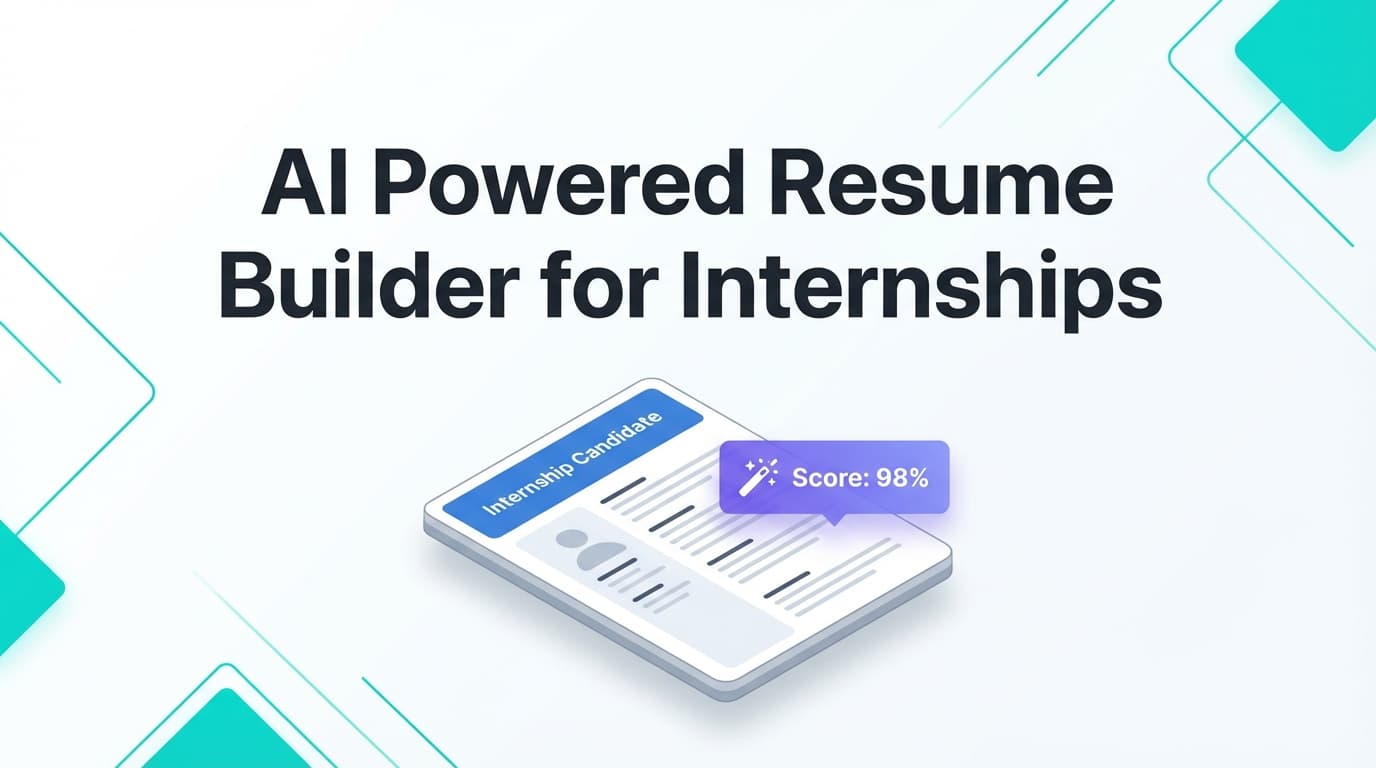 AI Powered Resume Builder for Internships - Tailor Your Resume to Every Posting | JobShinobi