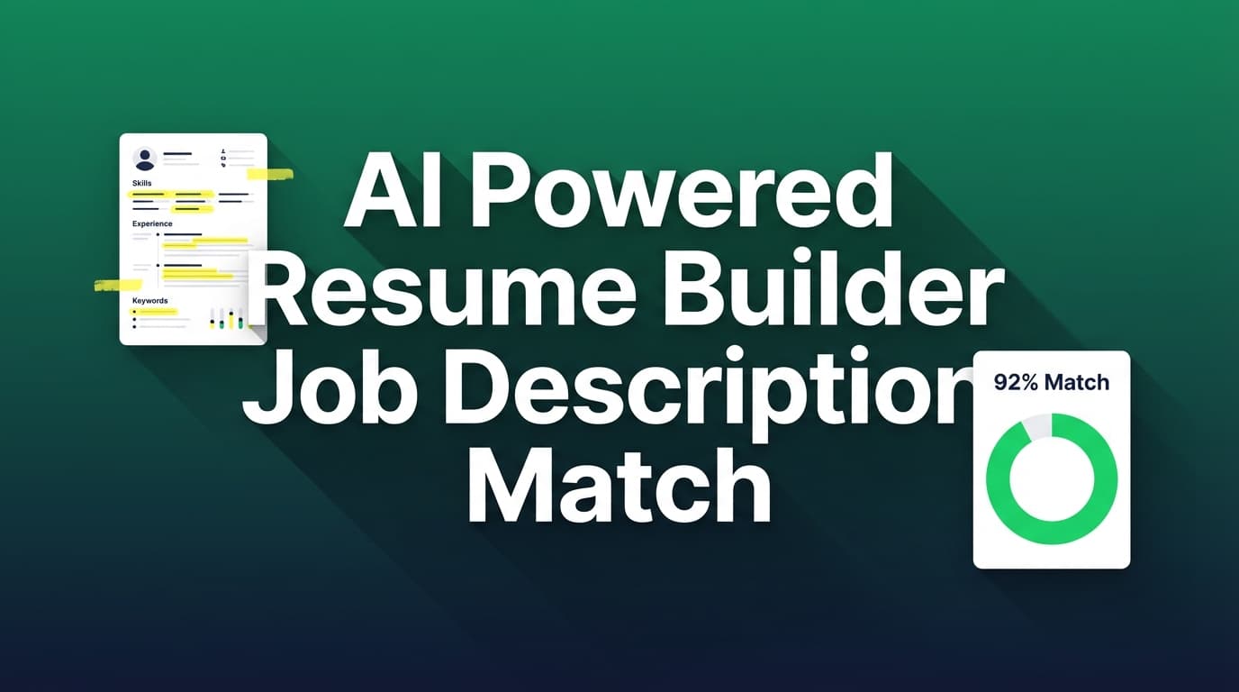 AI Powered Resume Builder Job Description Match - Increase Keyword Fit Fast | JobShinobi