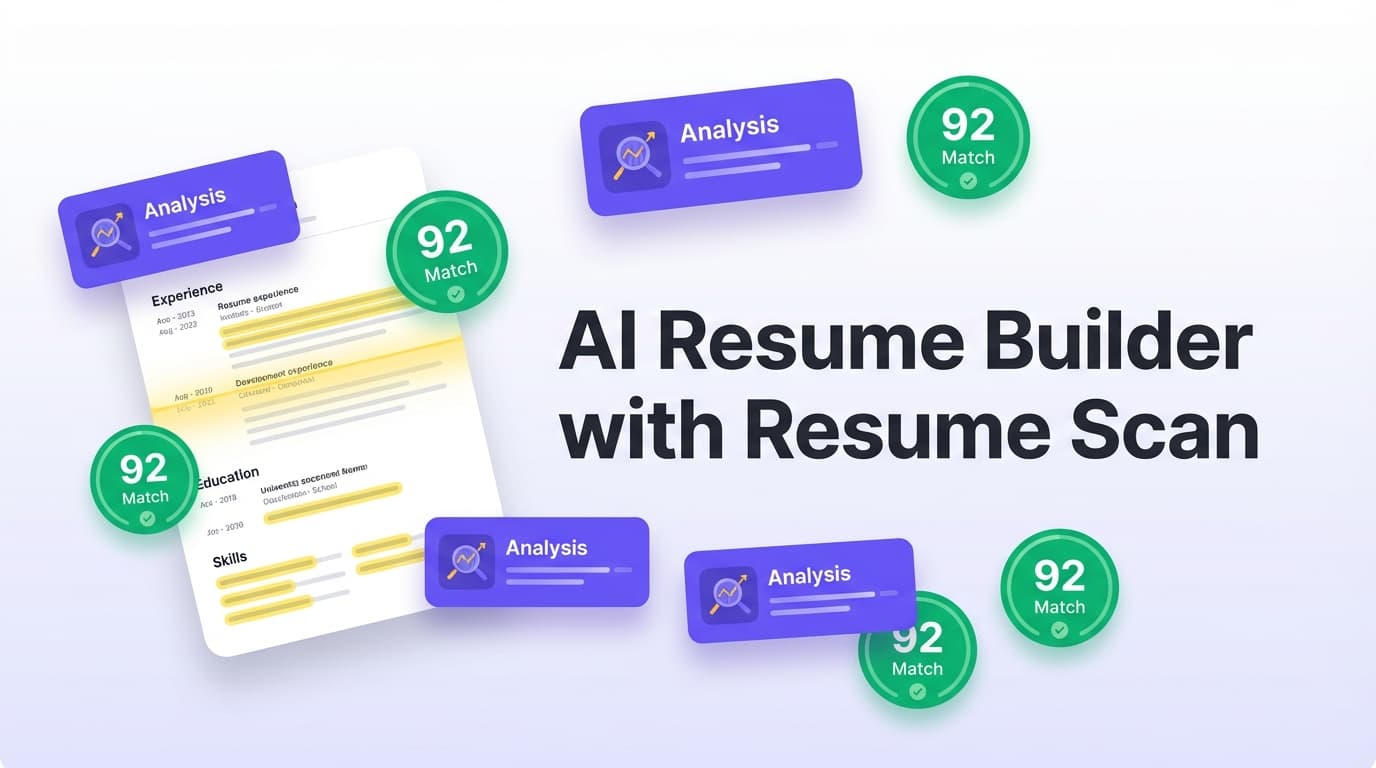 AI Resume Builder with Resume Scan - Build, Score & Tailor Faster | JobShinobi