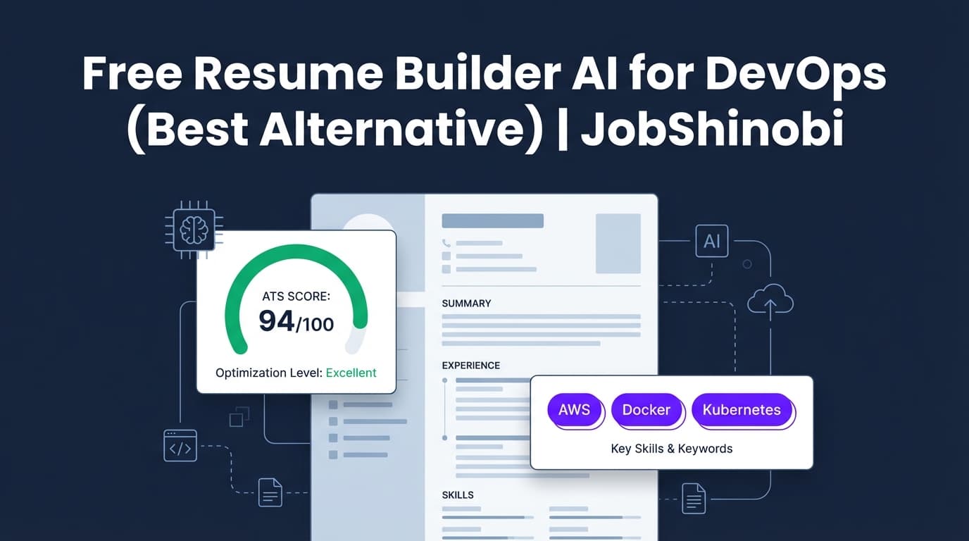 Free Resume Builder AI for DevOps (Best Alternative) | JobShinobi