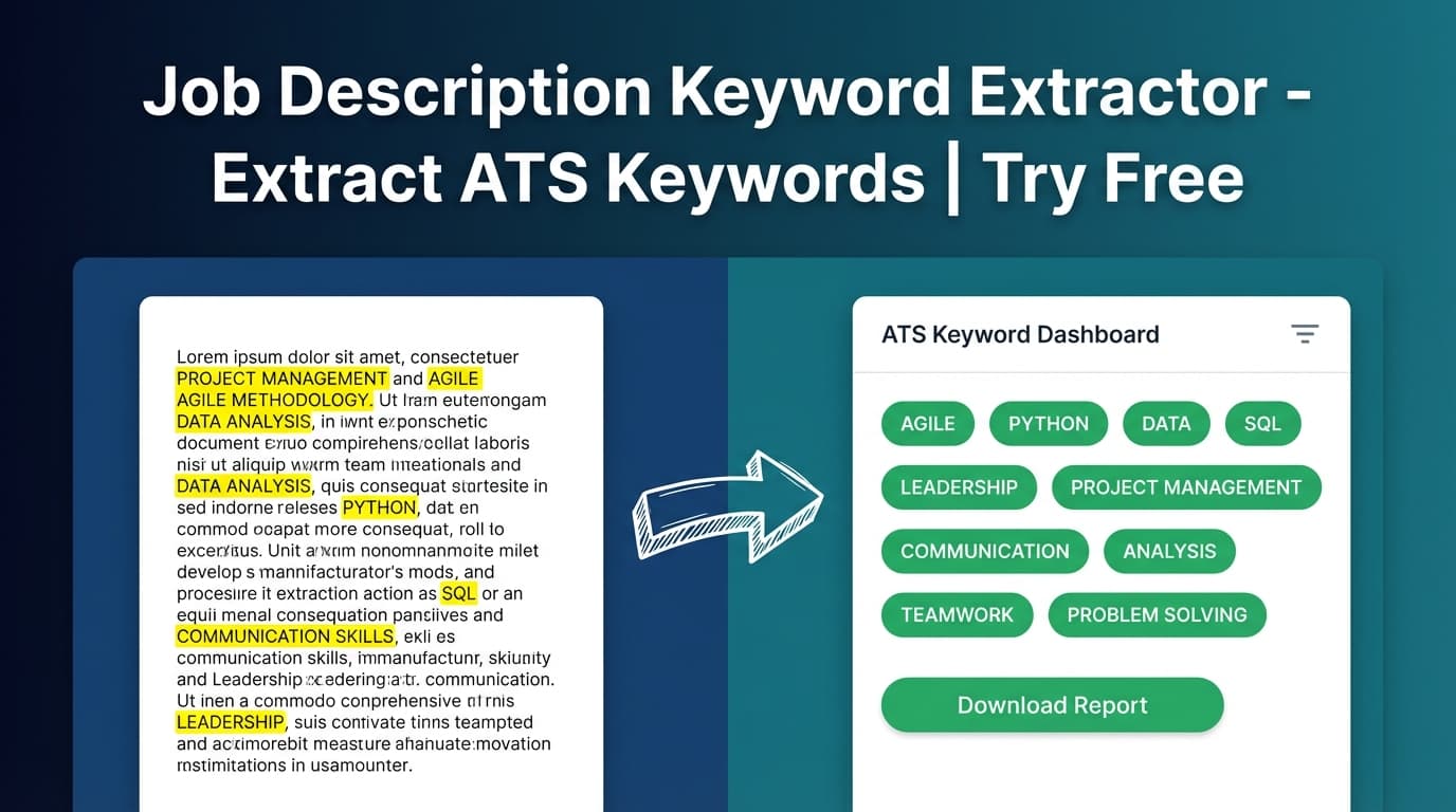 Job Description Keyword Extractor - Extract ATS Keywords | Try Free