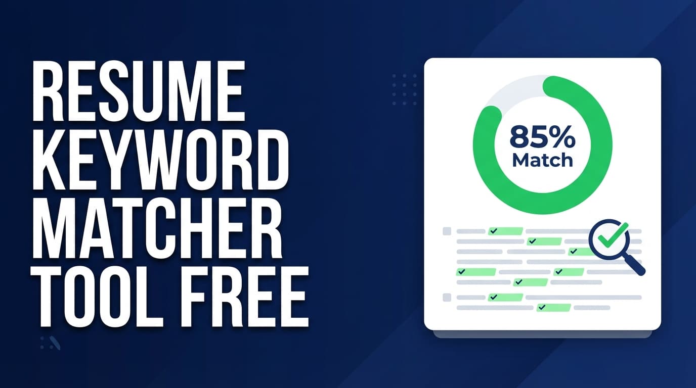 Resume Keyword Matcher Tool - Compare Resume Keywords to a Job Description | Try Free