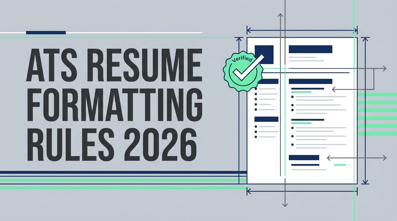 ats resume formatting rules 2026