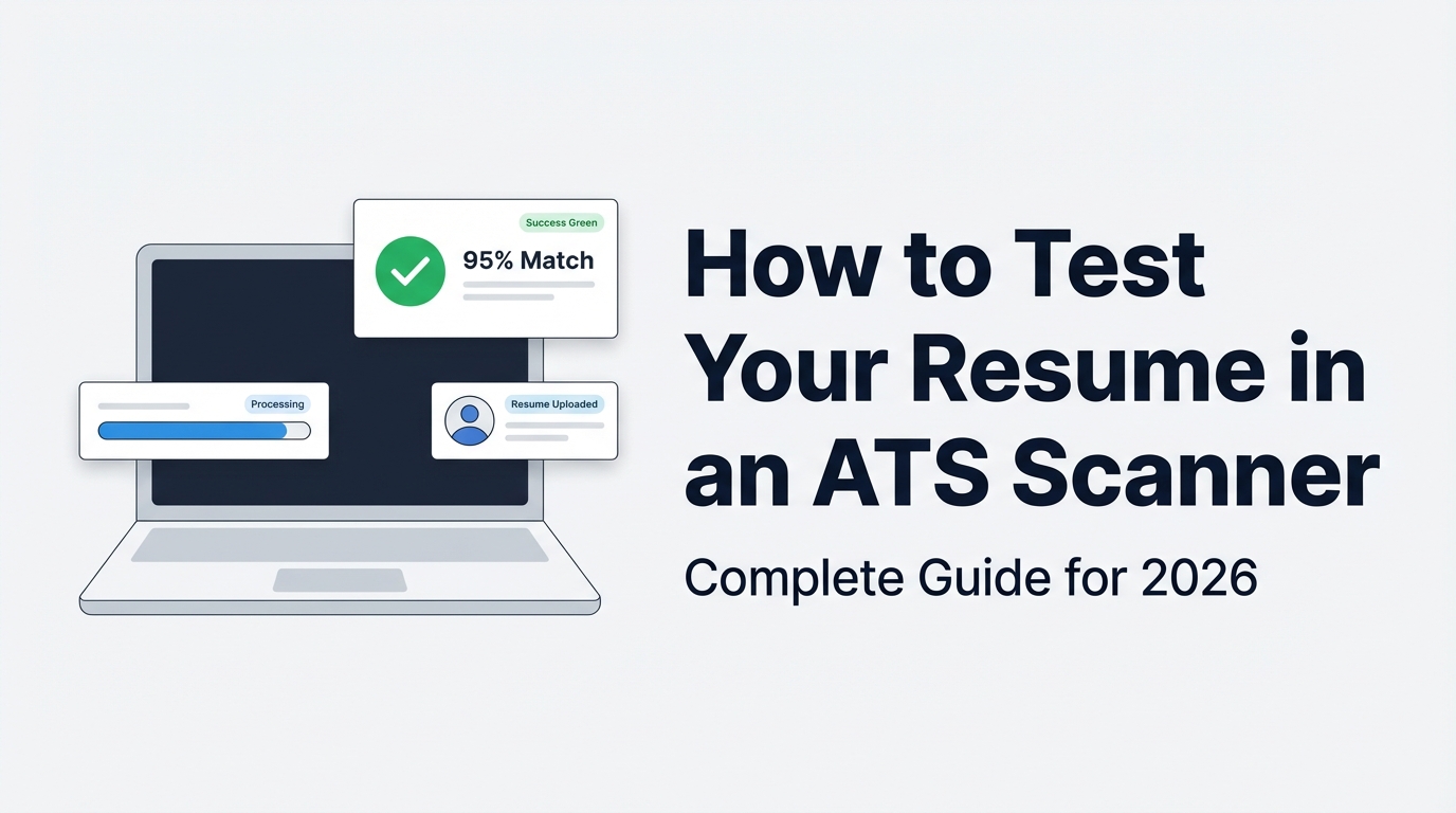 How To Test Your Resume In An Ats Scanner Complete Guide For 2026 