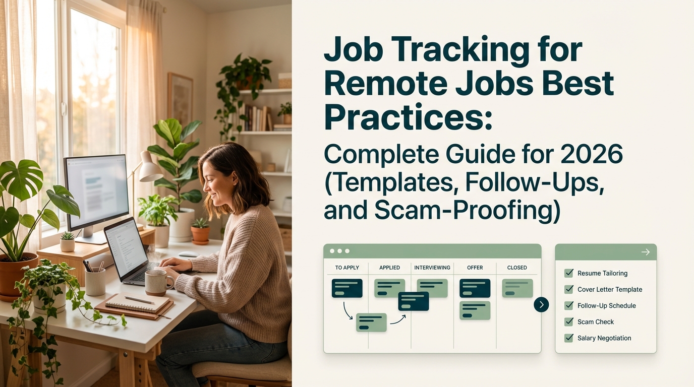 Job Tracking for Remote Jobs Best Practices: Complete Guide for 2026 ...