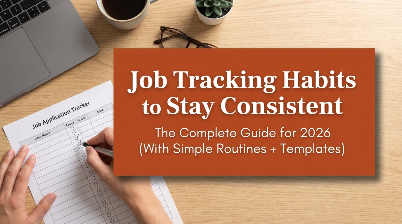 Job Tracking Habits to Stay Consistent: The Complete Guide for 2026 ...