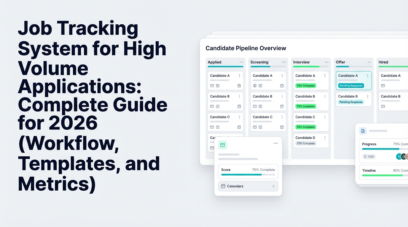 Job Tracking System for High Volume Applications: Complete Guide for ...
