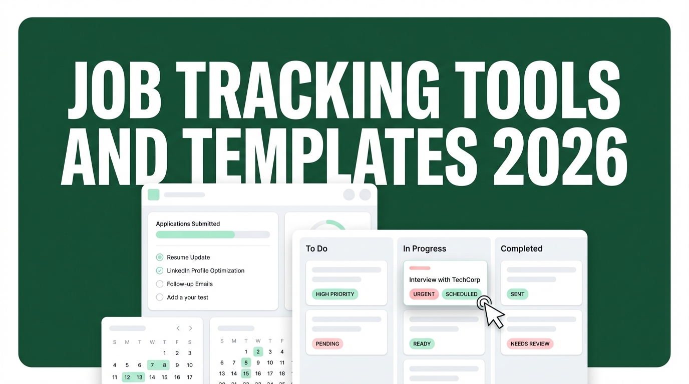 job tracking tools and templates 2026