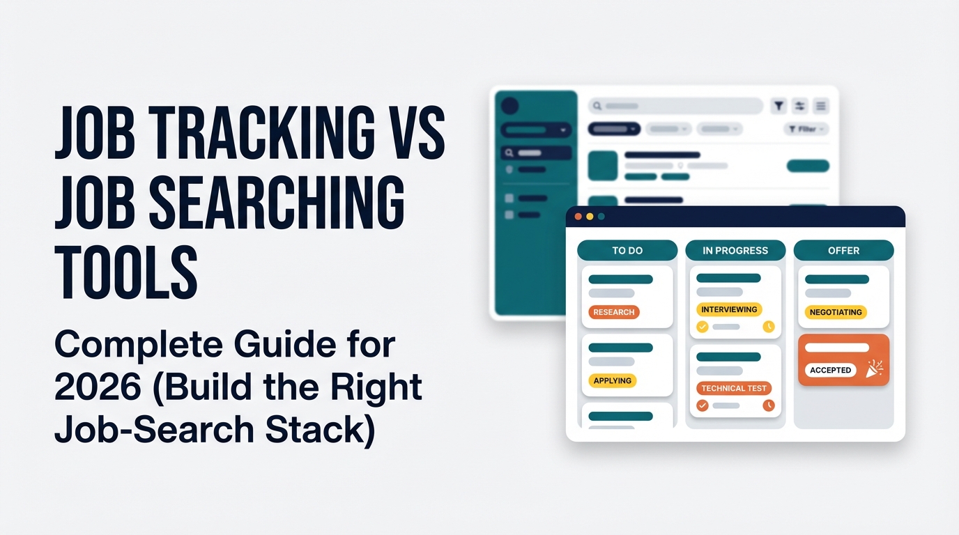 Job Tracking vs Job Searching Tools: Complete Guide for 2026 (Build the ...