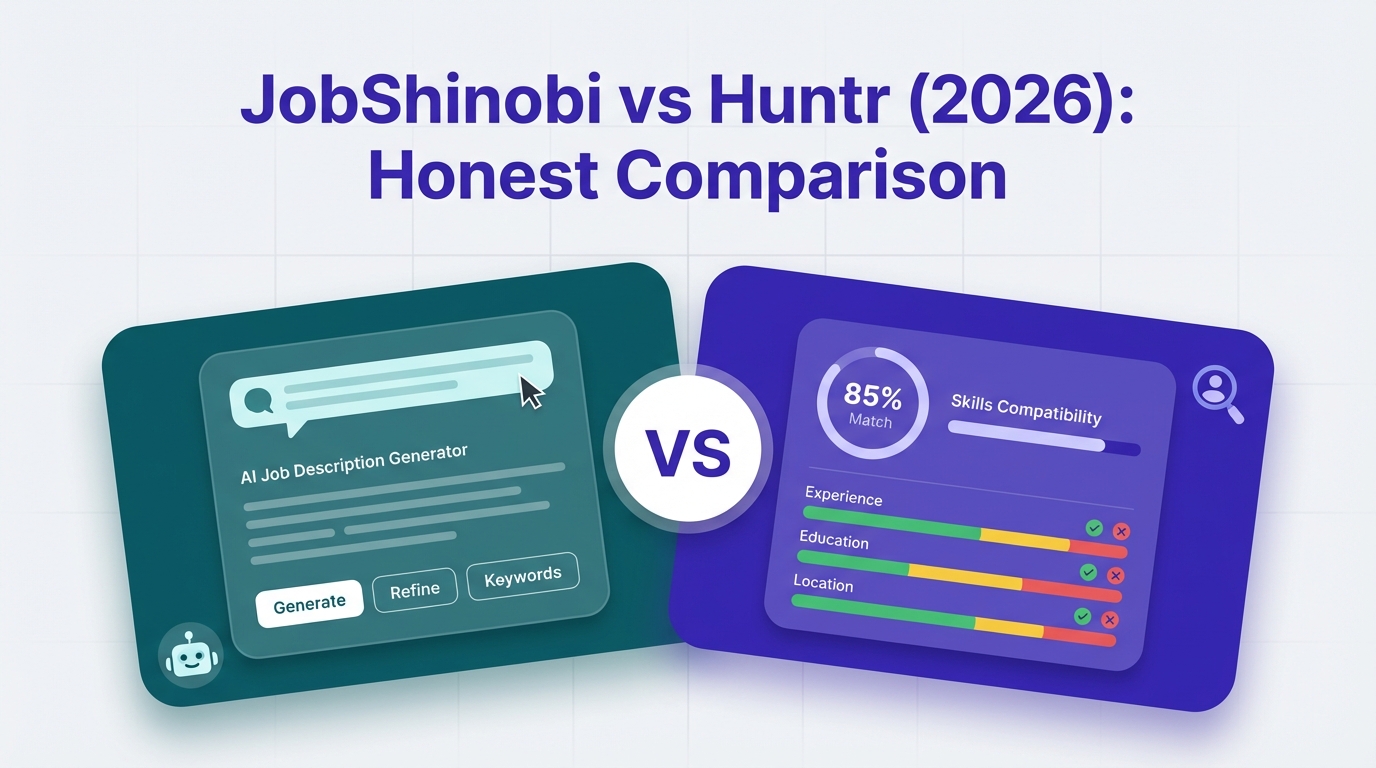 JobShinobi vs Huntr (2026): Honest Comparison