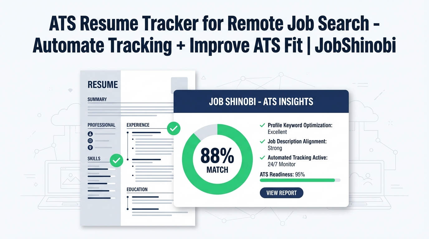 ATS Resume Tracker for Remote Job Search - Automate Tracking + Improve ...