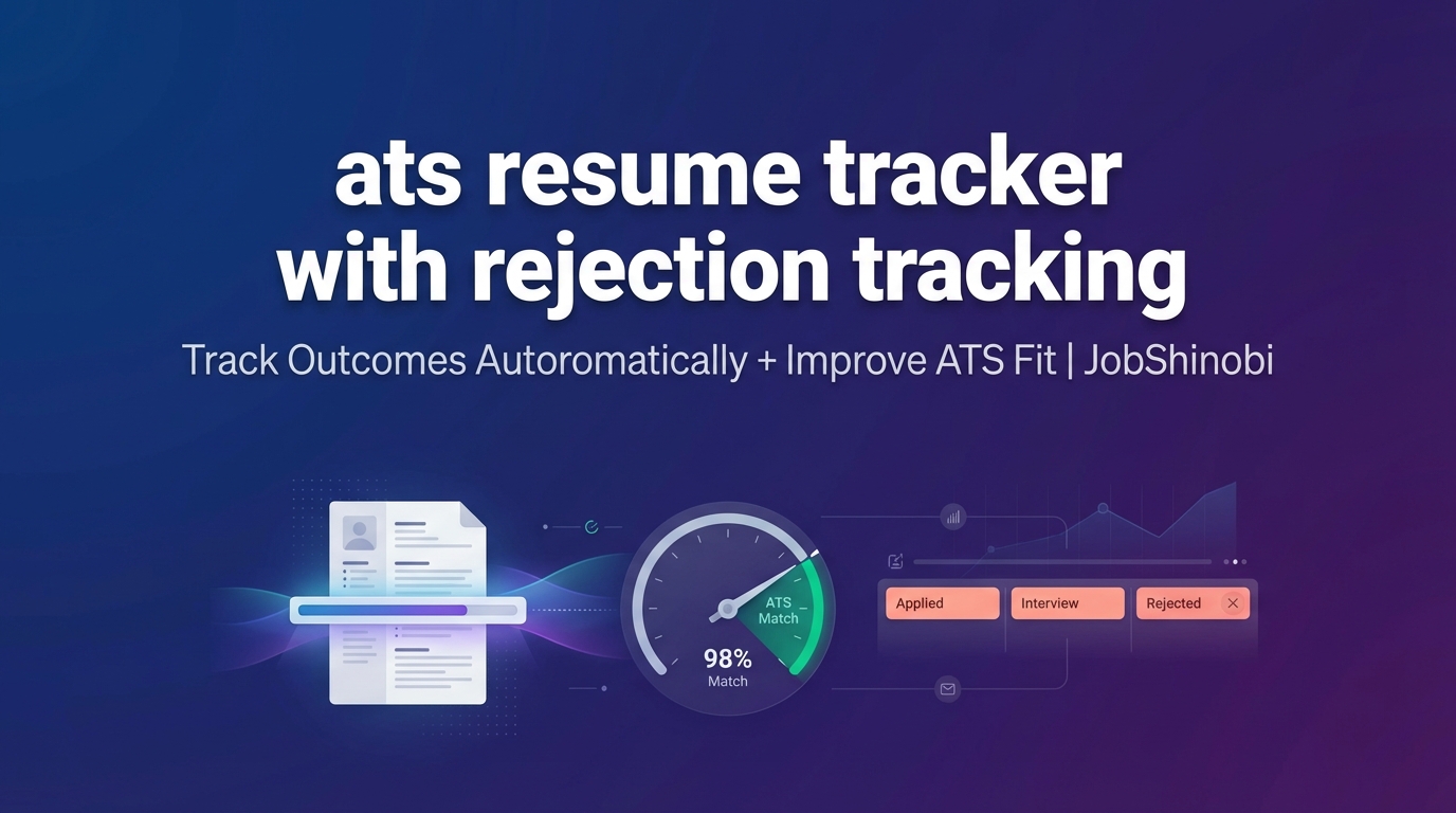 ats resume tracker with rejection tracking - Track Outcomes ...
