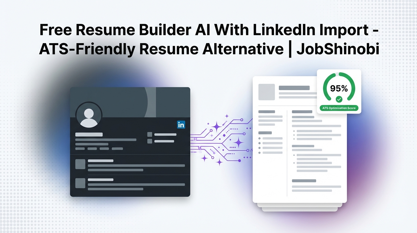 Free Resume Builder AI With LinkedIn Import - ATS-Friendly Resume ...