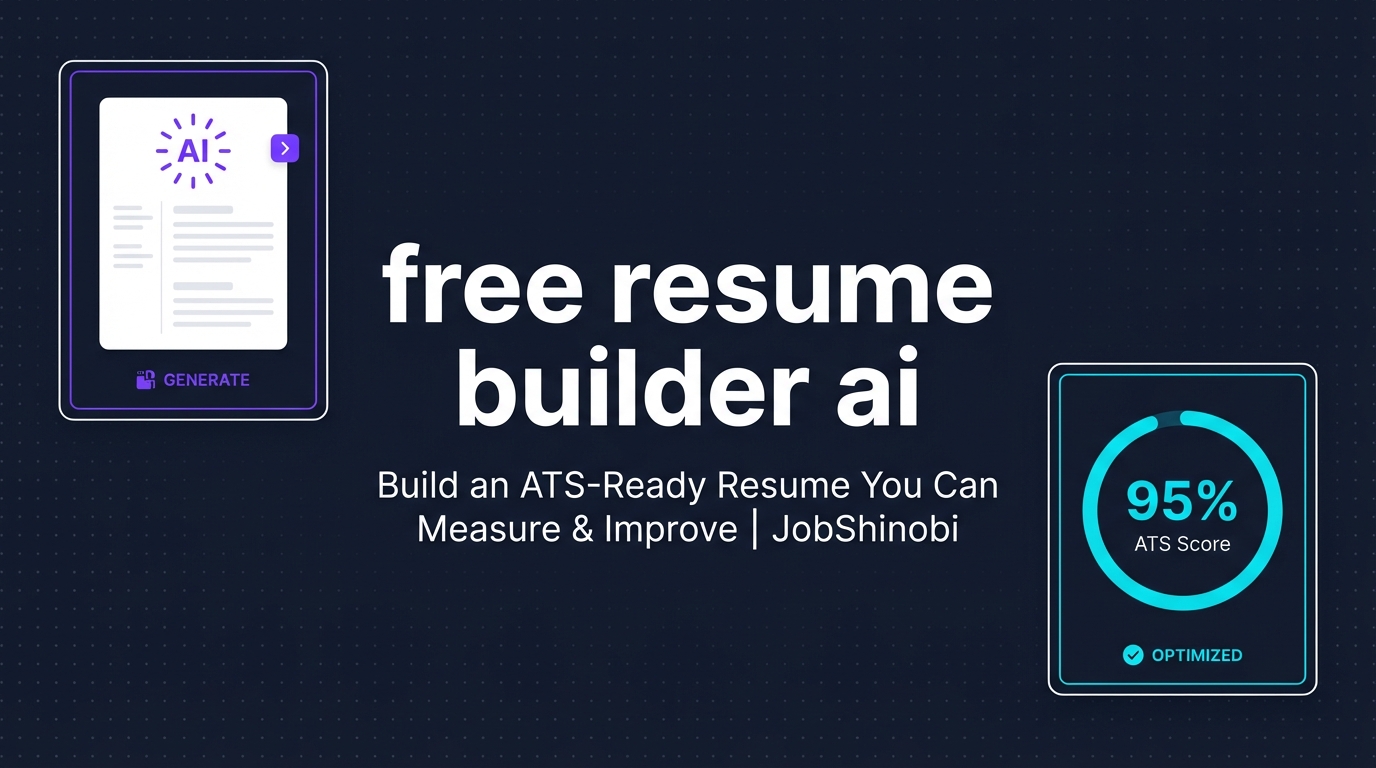 free resume builder ai - Build an ATS-Ready Resume You Can Measure ...