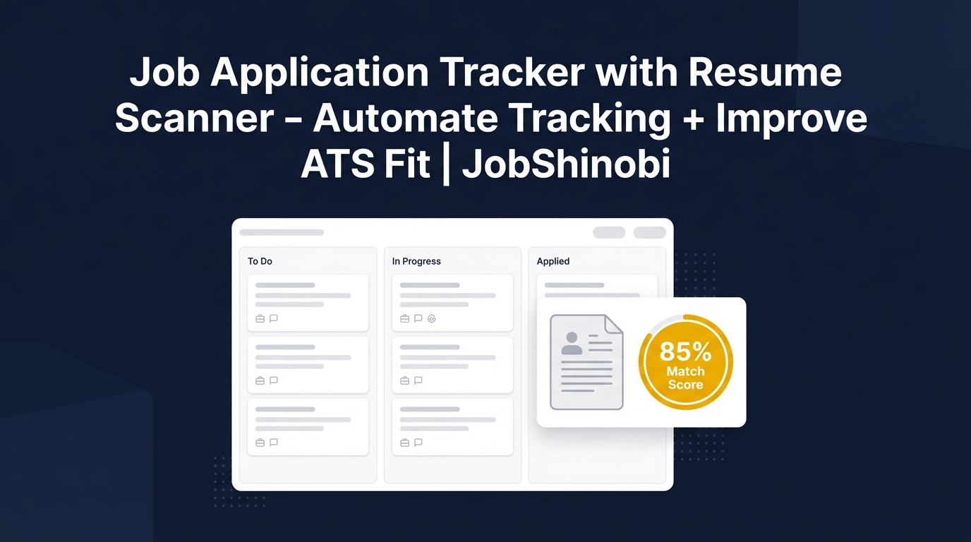 Job Application Tracker with Resume Scanner - Automate Tracking ...