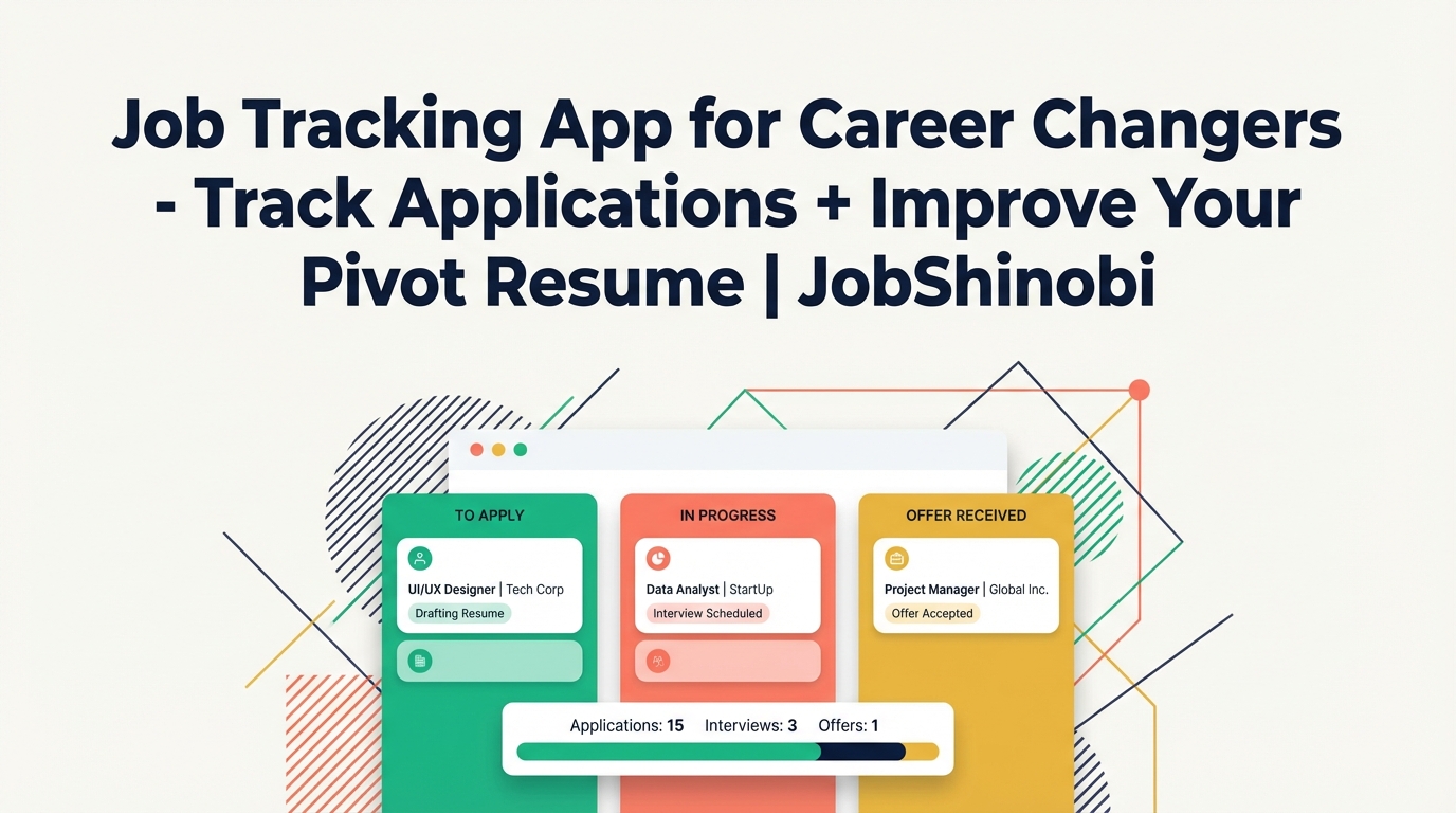 Job Tracking App for Career Changers - Track Applications + Improve ...