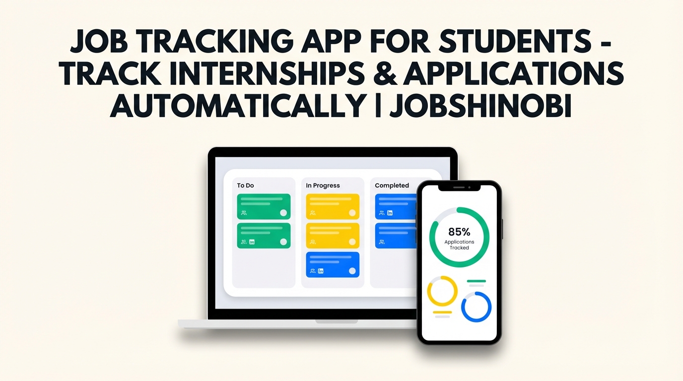 Job Tracking App for Students - Track Internships & Applications ...