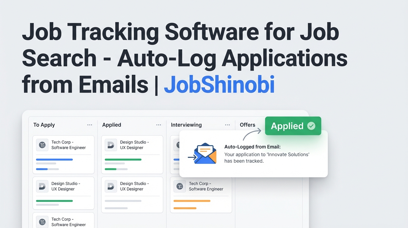 Job Tracking Software for Job Search - Auto-Log Applications from ...