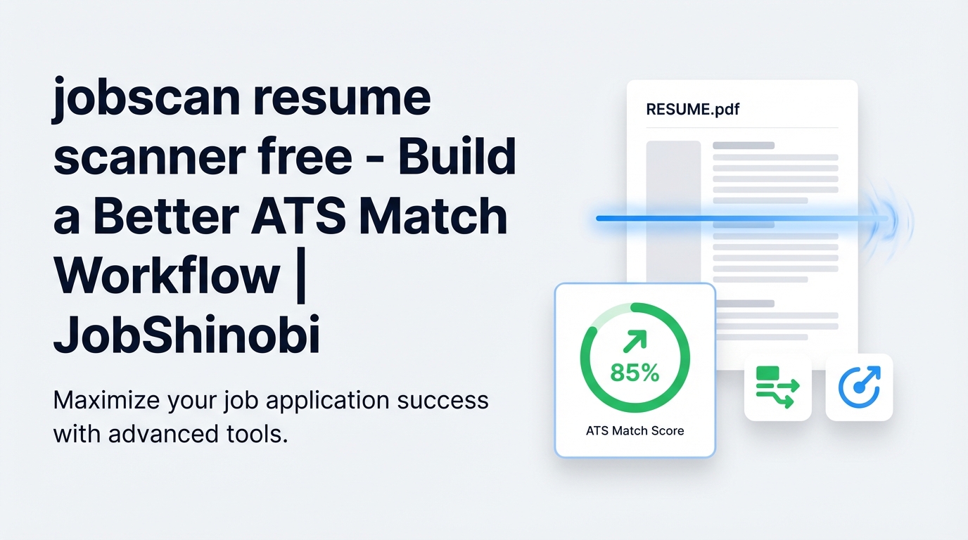 jobscan resume scanner free - Build a Better ATS Match Workflow ...