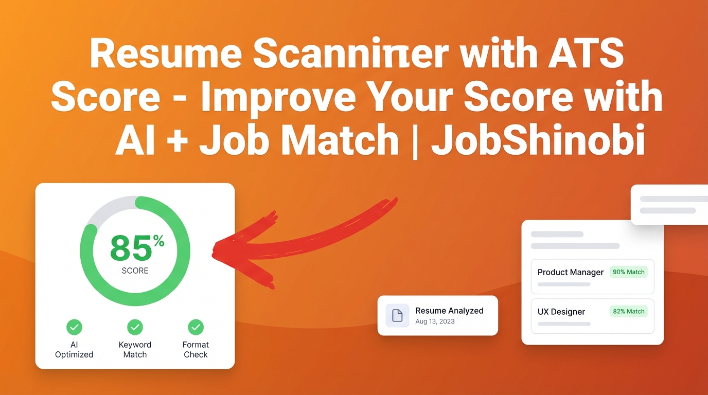 Resume Scanner with ATS Score - Improve Your Score with AI + Job Match ...